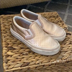 Toddler Vans Slip-Ons Rose Gold